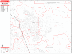 Moreno Valley Wall Map