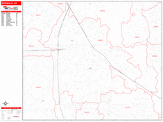 Norwalk Zip Code Wall Map