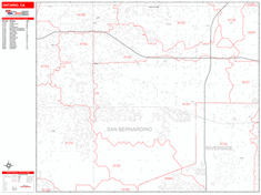 Ontario Zip Code Wall Map