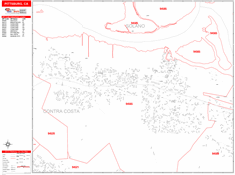 Pittsburg Zip Code Wall Map