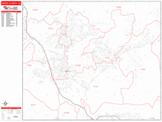 Santa Clarita Wall Map