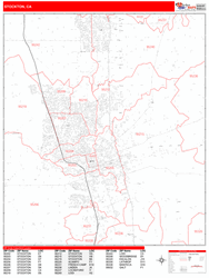 Stockton Wall Map