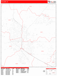 Boulder Wall Map