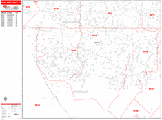 Highlands Ranch Zip Code Wall Map