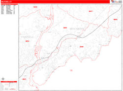 Milford Wall Map