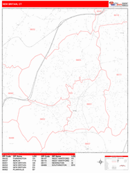 New Britain Wall Map