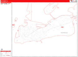 Key West Wall Map