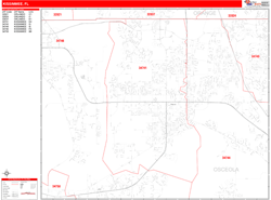 Kissimmee Wall Map