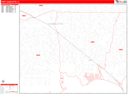 Port Charlotte Wall Map