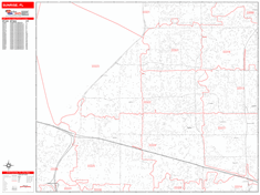 Sunrise Zip Code Wall Map