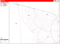 Weston Wall Map