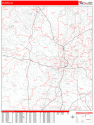 Atlanta Wall Map