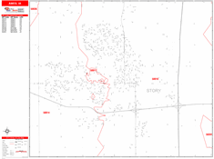 Ames Zip Code Wall Map