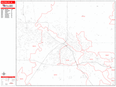 Waterloo Zip Code Wall Map