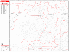 Aurora Zip Code Wall Map