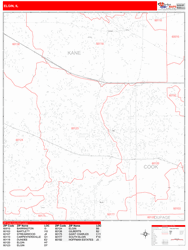 Elgin Wall Map