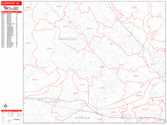 Cambridge Wall Map