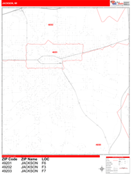 Jackson Wall Map