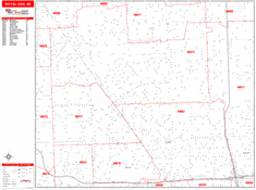 Royal Oak Zip Code Wall Map