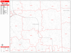 Troy Wall Map