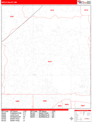 Apple Valley Wall Map