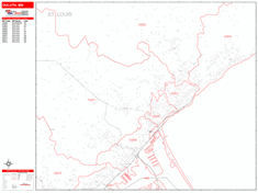 Duluth Zip Code Wall Map