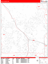 Maple Grove Wall Map