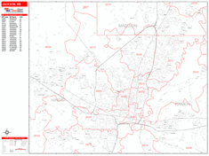 Jackson Wall Map