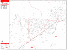 Billings Wall Map