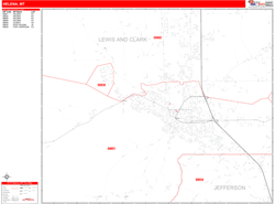Helena Wall Map