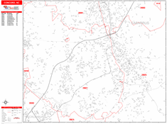 Concord Wall Map