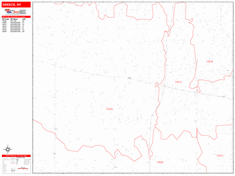 Greece Zip Code Wall Map