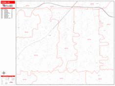 Parma Zip Code Wall Map