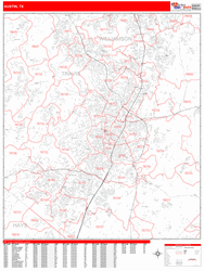 Austin Wall Map