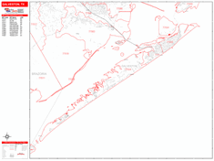 Galveston Wall Map