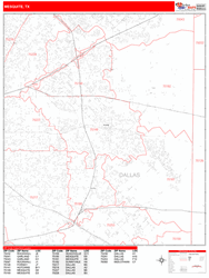 Mesquite Wall Map