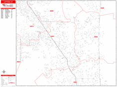 Layton Zip Code Wall Map