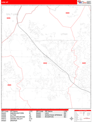 Lehi Wall Map