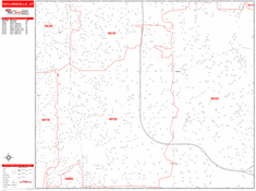 Taylorsville Zip Code Wall Map