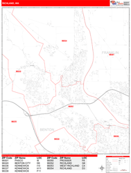 Richland Wall Map