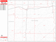 West Allis Zip Code Wall Map