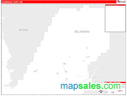 Dillingham County, AK Wall Map