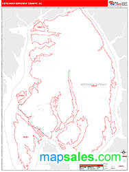 Ketchikan Gateway County, AK Wall Map