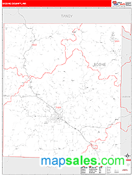 Boone County, AR Wall Map