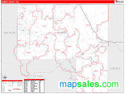 Elbert County, CO Zip Code Wall Map