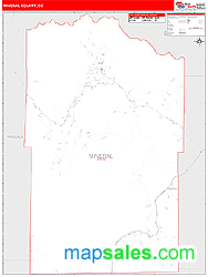 Mineral County, CO Wall Map