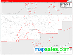 Rio Blanco County, CO Wall Map