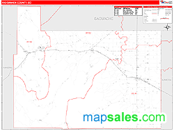 Rio Grande County, CO Zip Code Wall Map