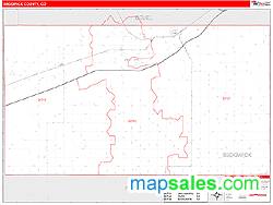 Sedgwick County, CO Wall Map