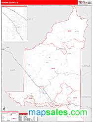 Elmore County, ID Wall Map